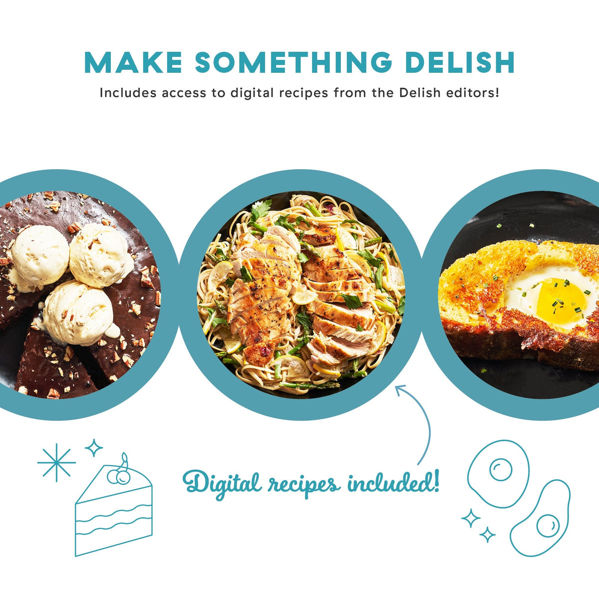 Delish by Dash 8" Lightweight Cast Iron Skillet