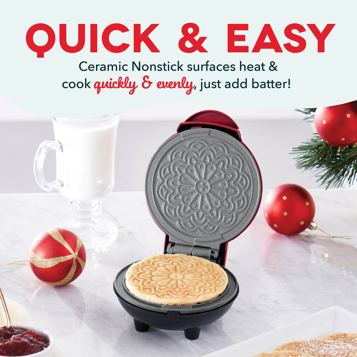 Mini Pizzelle Maker